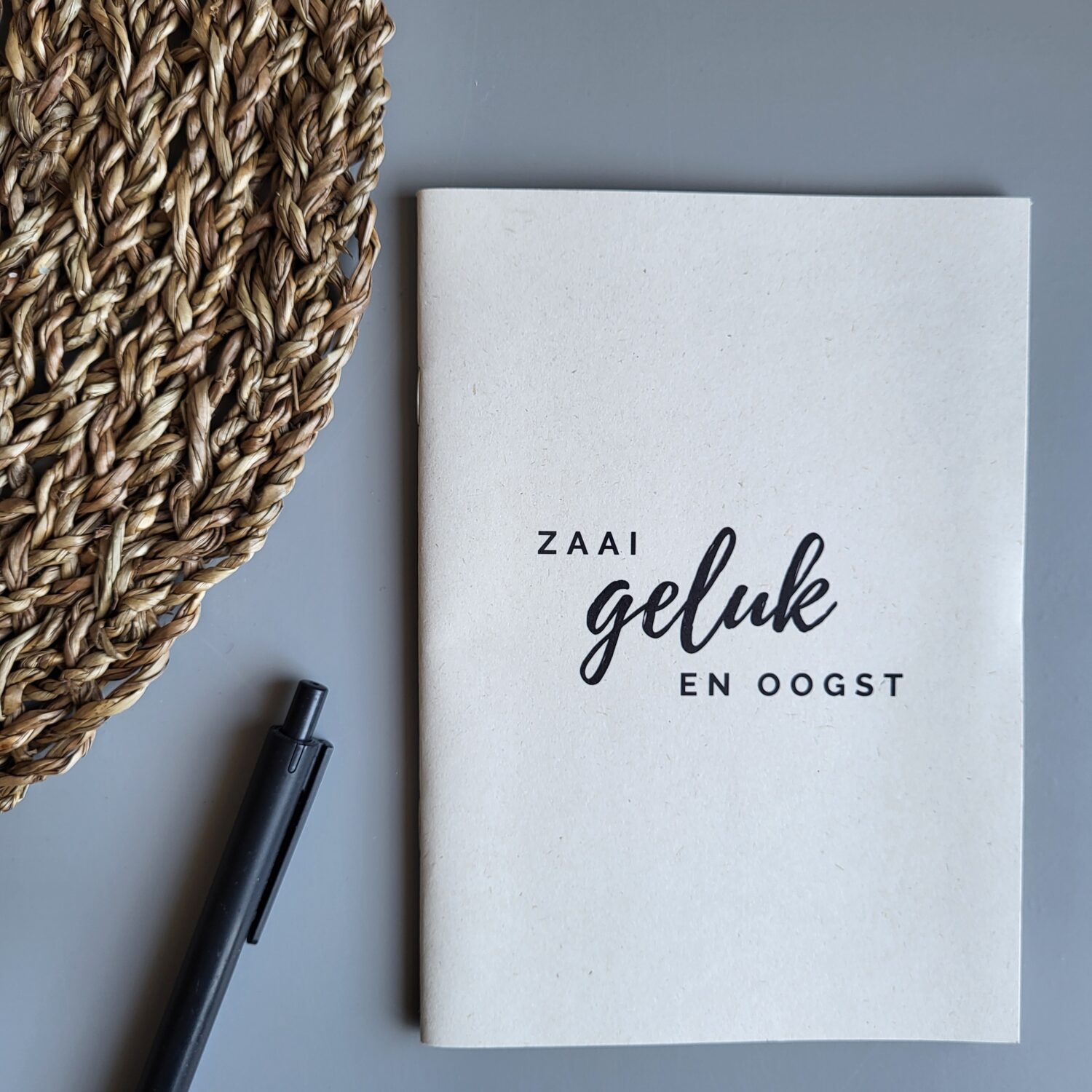 Notitieschriftje Geluk