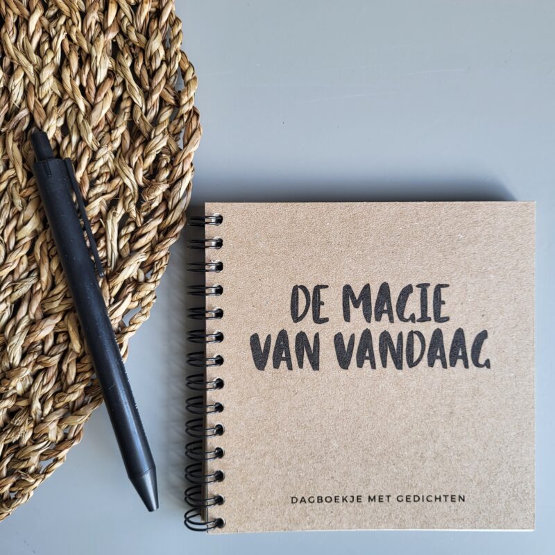 Notitieboekje De magie van vandaag - dagboekje met gedichten