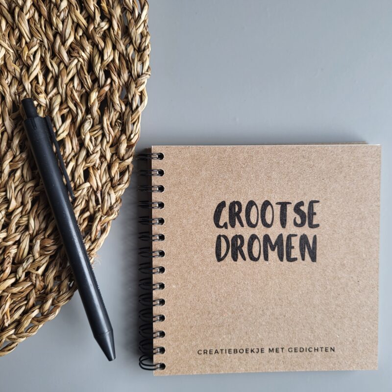 Notitieboekje Grootse Dromen - creatieboekje met gedichten