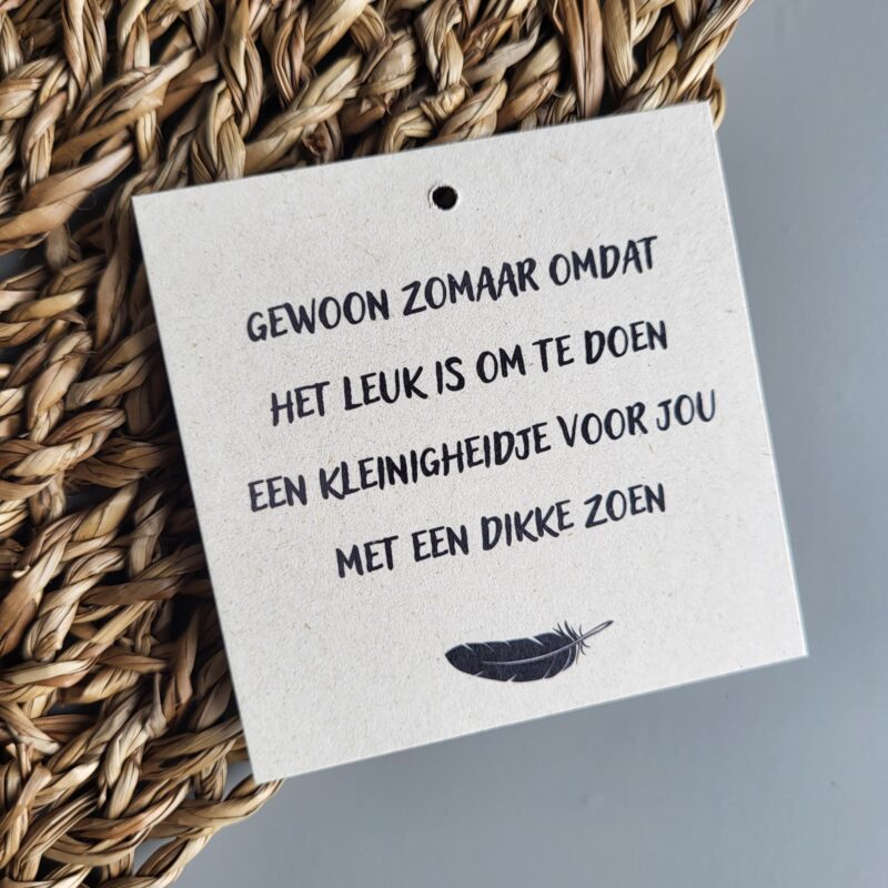 Cadeaukaartje Gewoon zomaar
