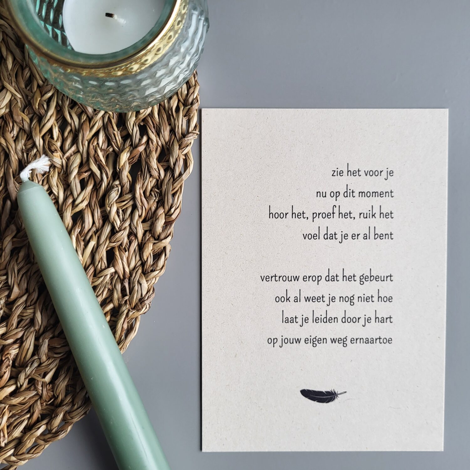 Gedichtkaart inspiratie: Zie het