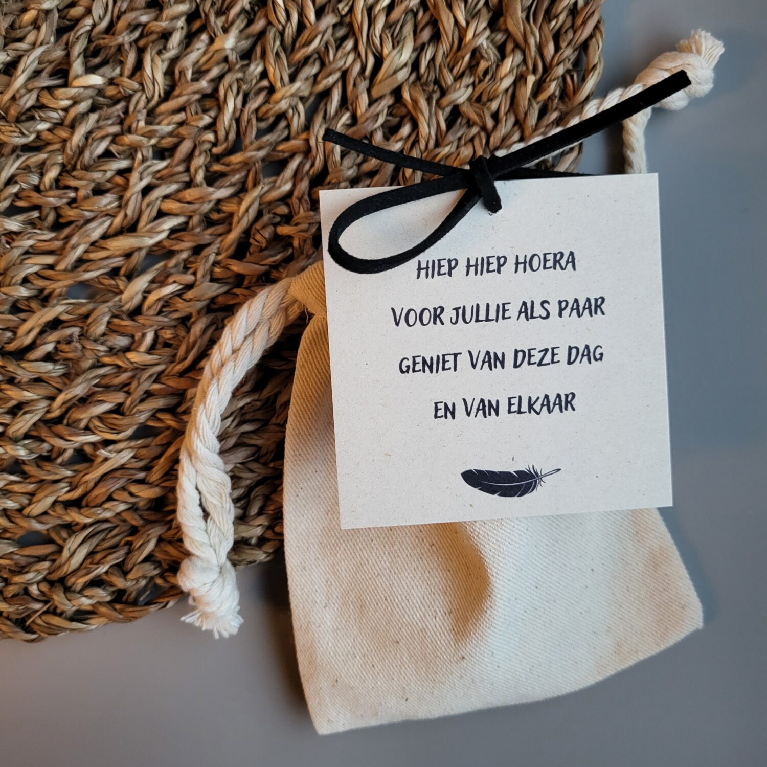 Brievenbuscadeautje macaron-kaars - met gedichtkaartje naar keuze - Afbeelding 10