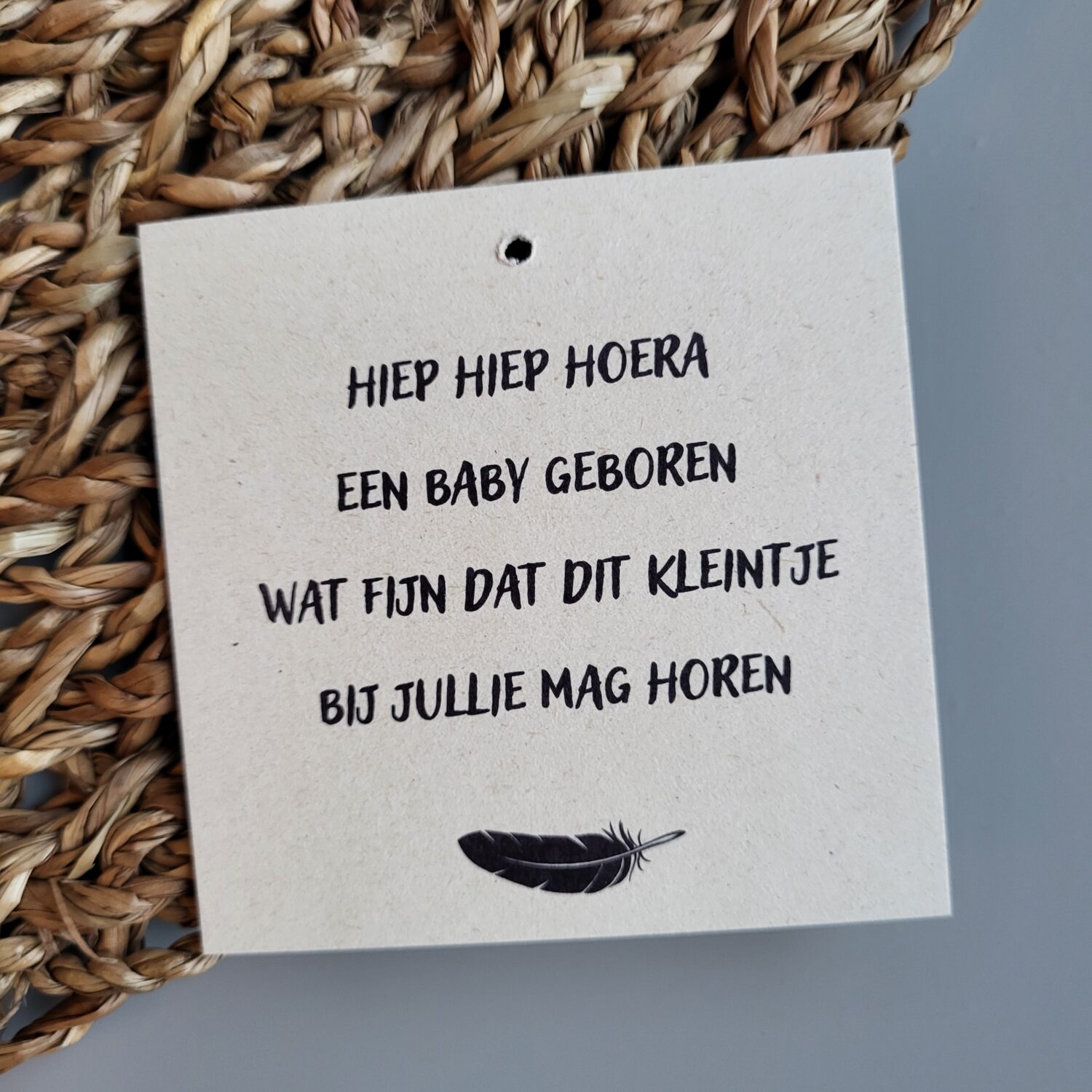 Cadeaukaartje Baby