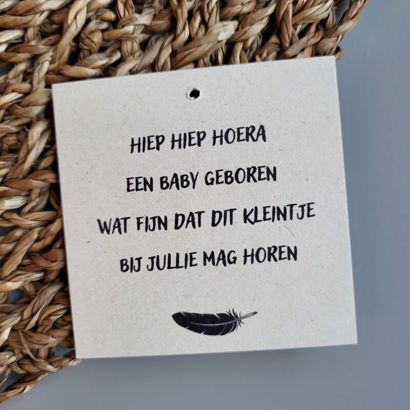 Cadeaukaartje Baby